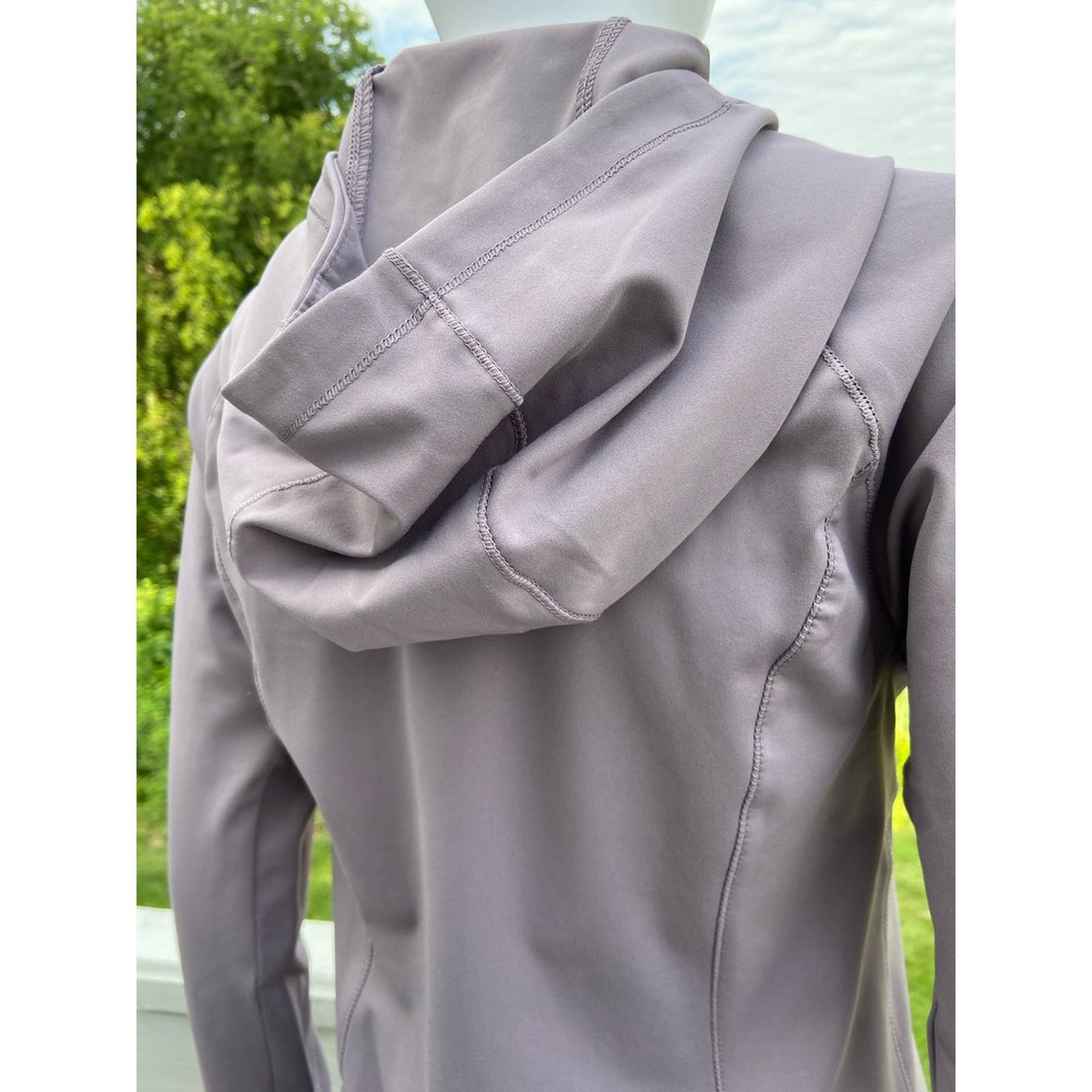 Yogalicius Full Zip Jacket with hoodie frosted lilac SZ XS * wom166 - Picture 8 of 12